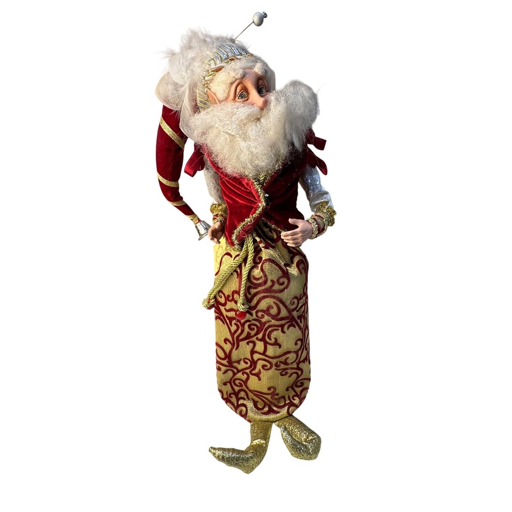 Mark Roberts Santa Fairies Wine Bottle Bag 2007 Limited‎ Edition Christmas Decor